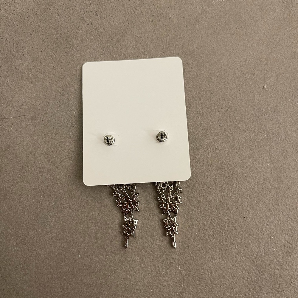 Bridal Drop Earrings - Picture 4 of 4